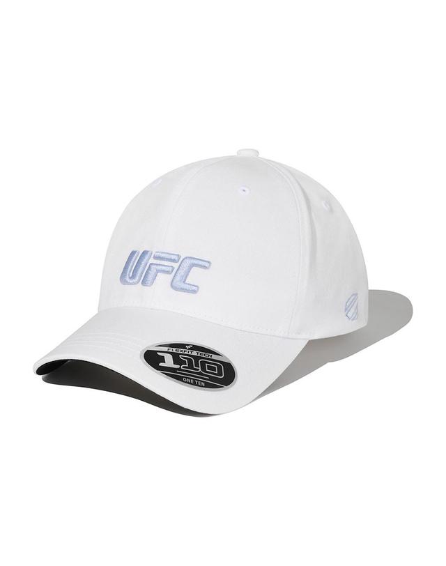 유에프씨스포츠 [UFC] 에센셜+ 110 플렉스핏 볼캡 화이트 U4HWU1308WH 착용컷