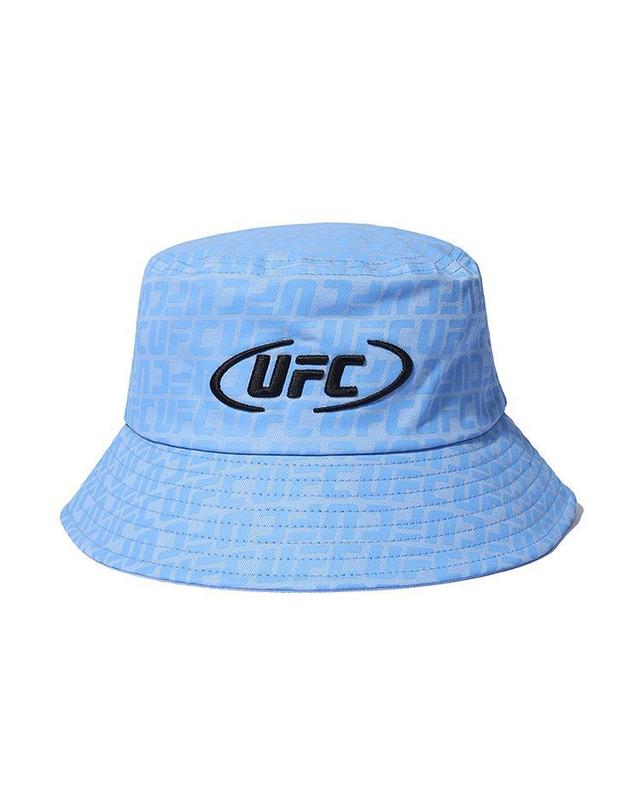유에프씨스포츠 [UFC] 로고 모노그램 버킷햇 스카이블루 U2HWU1342SB 착용컷