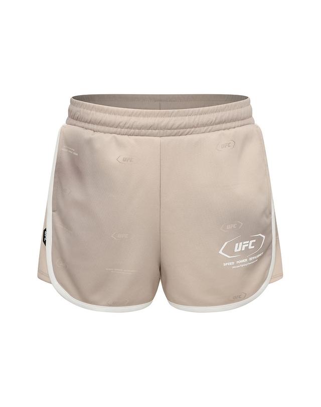 유에프씨스포츠 [UFC] 액티브 라인 릴렉스핏 숏 팬츠 (AOP) 라이트베이지 U4SPU2217LI 착용컷