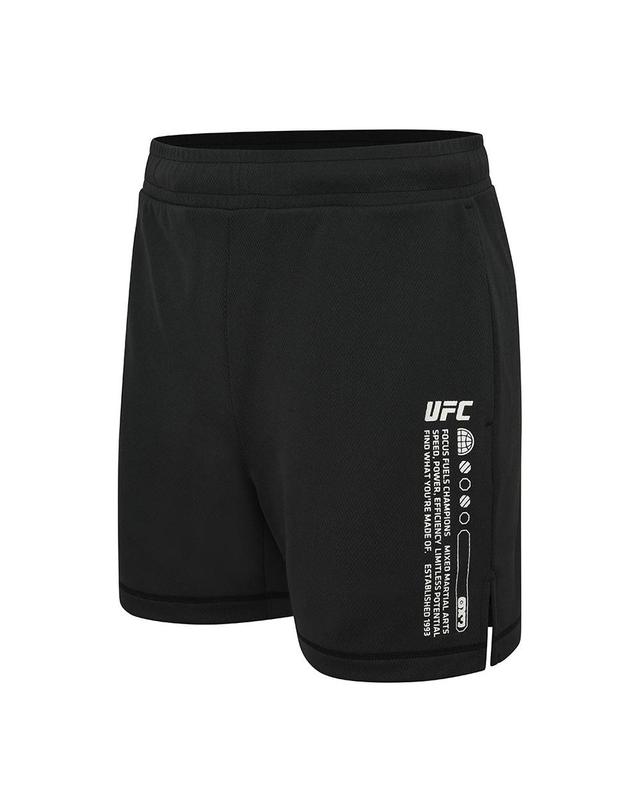 유에프씨스포츠 [UFC] 메쉬 릴렉스핏 쇼츠 5인치 블랙 U4SPV2313BK 착용컷