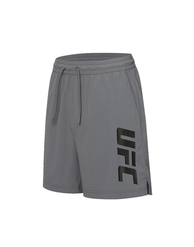 유에프씨스포츠 [UFC] 에센셜 릴렉스핏 쇼츠 얼티밋 그레이 U2SPW2301UG 착용컷