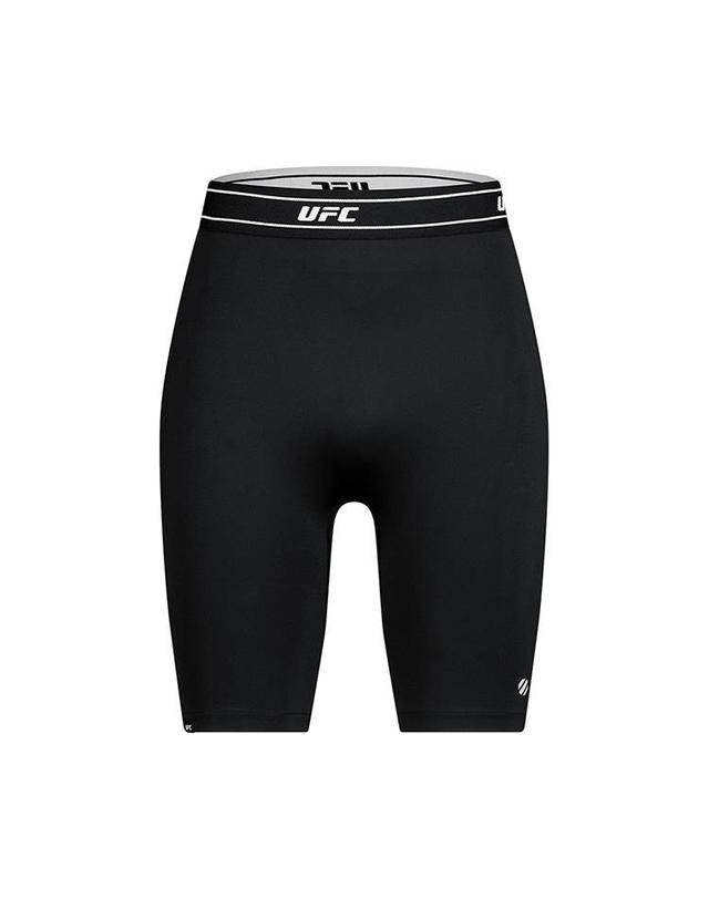 유에프씨스포츠 [UFC] 소프트 슬림핏 바이커 쇼츠 블랙 U4TGW2204BK 착용컷