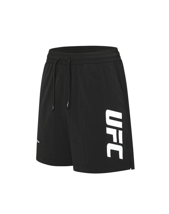 유에프씨스포츠 [UFC] 에센셜 릴렉스핏 쇼츠 블랙 U2SPW2301BK 착용컷