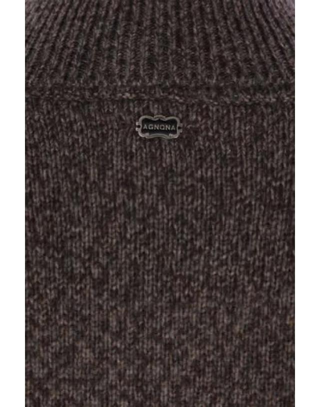 아뇨나 [해외직구][E32]AGNONA K210U680K07M9112 남성 니트 스웨터 AGNONA mouline cashmere turtleneck 착용컷