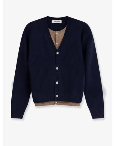 [해외직구][N85]TONYWACK BF34KN706 남성 니트 스웨터 가디건 TONYWACK Layered wool blend cardigan