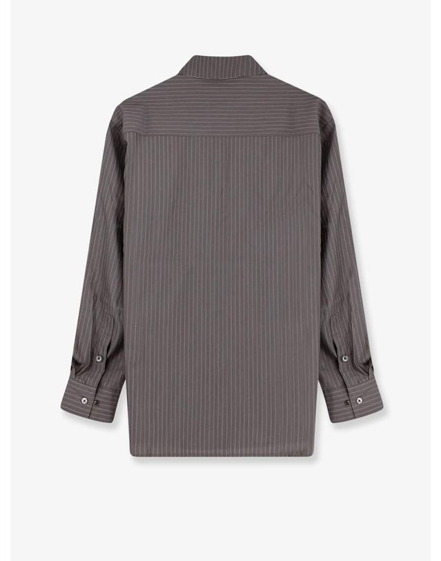 토니웩 [해외직구][N85]TONYWACK WBF12SH501 여성 셔츠 블라우스 남방 TONYWACK Silk and wool blend shirt with striped pattern 착용컷