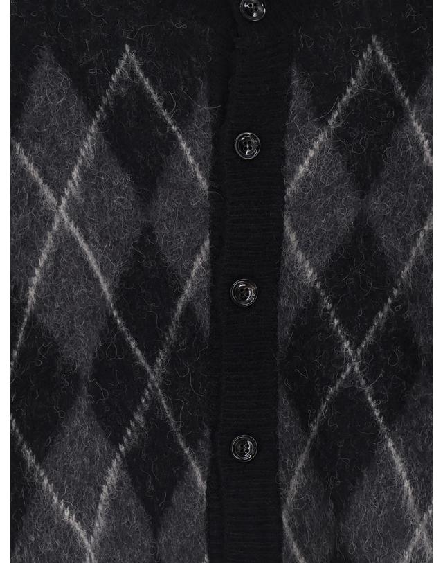 토니웩 [해외직구][N85]TONYWACK BF34KN701 남성 니트 스웨터 가디건 TONYWACK Brushed Argyle alpaca blend cardigan 착용컷