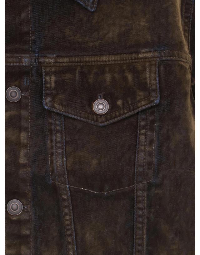 토니웩 [해외직구][N85]TONYWACK BF34CJ112 남성 자켓 블레이저 코트 패딩 TONYWACK Trucker Flocked Denim Jacket 착용컷