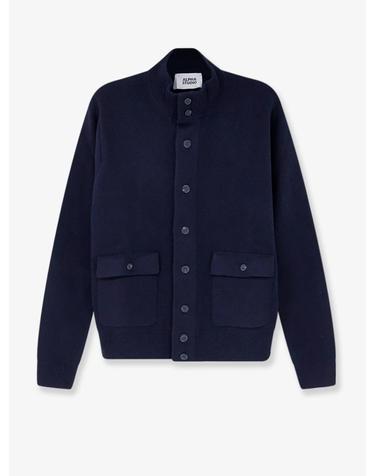 알파 스튜디오 [해외직구][N85]ALPHA STUDIO AU7162N 남성 니트 스웨터 가디건 ALPHA STUDIO Wool blend cardigan
