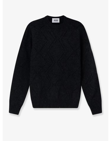 알파 스튜디오 [해외직구][N85]ALPHA STUDIO AU7182C 남성 니트 스웨터 가디건 ALPHA STUDIO Wool blend crew neck sweater