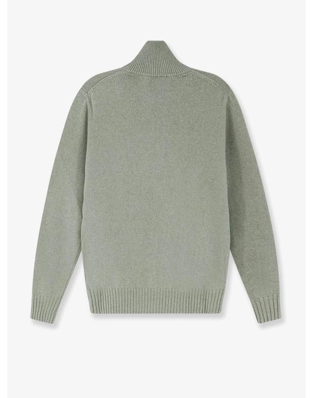 알파 스튜디오 [해외직구][N85]ALPHA STUDIO AU7214H 남성 니트 스웨터 가디건 ALPHA STUDIO Wool and cashmere half zip cardigan 착용컷