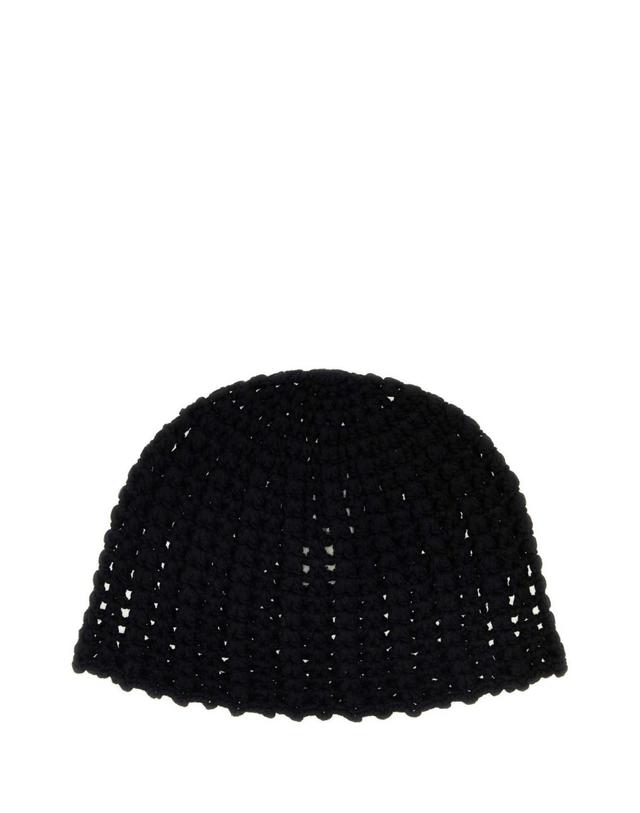 더가먼츠 더 가먼트 [해외직구][X45]THE GARMENT 22574 050 여성 모자 버킷햇 비니 캡 Black crochet Andalusia beanie hat 착용컷