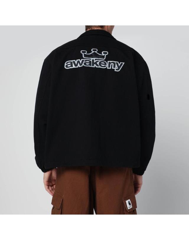 어웨이크 NY 어웨이크 뉴욕 [해외직구][T56]Awake NY AWK FW25 OT002CO 남성 셔츠 남방 착용컷