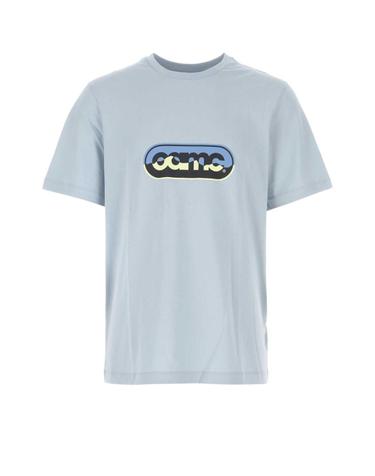 [해외직구][X45]오에이엠씨 23E28OAJ08COT00744 462 남성 티셔츠 민소매 탑 Light blue cotton oversize t shirt