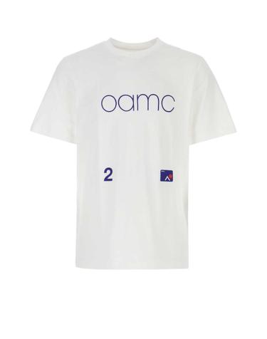 [해외직구][X45]오에이엠씨 23E28OAJ10COT00744 100 남성 티셔츠 민소매 탑 White cotton oversize t shirt