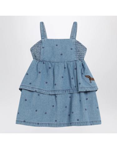 [해외직구][T56]Mini Rodini 26250120DE 여아 원피스 드레스 유아동 키즈