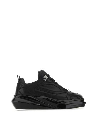 [해외직구][X45]알릭스 AAUSN0034LE01 BLK0001 여성 스니커즈 단화 운동화 로우탑 하이탑 Black leather Hiking sneakers