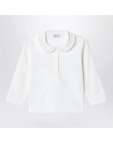 일 구포 [해외직구][T56]Il Gufo A26GPO0003MF002CO White 키즈 폴로 카라티 여아 남아