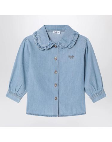 [해외직구][T56]Il Gufo A26GCL0028J0056CO Blue 키즈 셔츠 남방 남아 여아