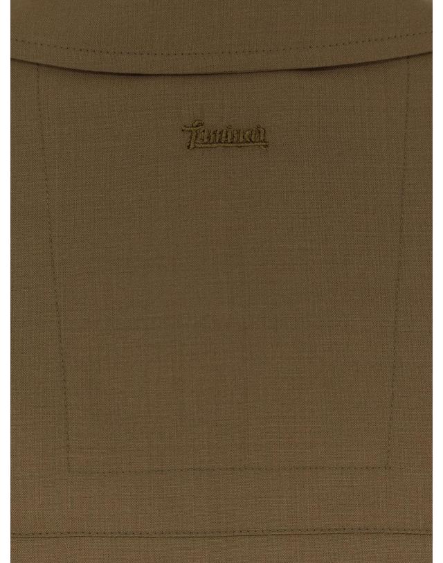 라미나르 라미나 [해외직구][N85]LAMINAR CM00014UL 남성 셔츠 남방 LAMINAR Wool blend shirt 착용컷