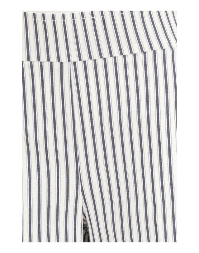 애비뉴 몽테뉴 [해외직구][K68]AVENUE MONTAIGNE F1706 NAVY 여성 팬츠 면바지 조거팬츠 데님 와이드팬츠 Flavia Bistro Pants 착용컷