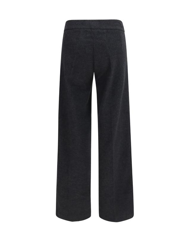 애비뉴 몽테뉴 [해외직구][K68]AVENUE MONTAIGNE F1735 CHARCOAL 여성 팬츠 면바지 조거팬츠 데님 와이드팬츠 Flavia wide leg cotton blend Pants 착용컷