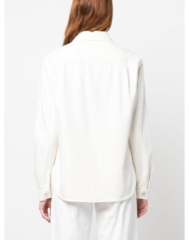 프레임 [해외직구][A94]프레임 BPBDSH432OFFW 여성 자켓 FRAME FRAME White Denim Shirt 착용컷