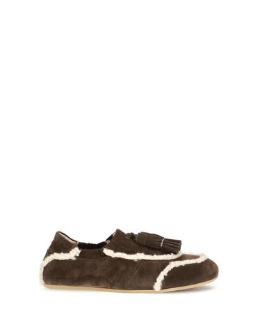[해외직구][K68]FRATELLI ROSSETTI 77300418 23 여성 로퍼 가죽로퍼 페니로퍼 테슬 드라이빙 Suede slip on Loafers with tassel
