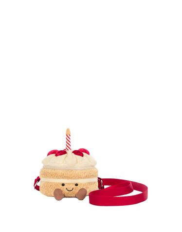 [해외직구][K68]JELLYCAT A4BCBG TAN 여성 숄더백 크로스백 버킷백 탑핸들백 Amuseables Birthday Cake Bag Plush