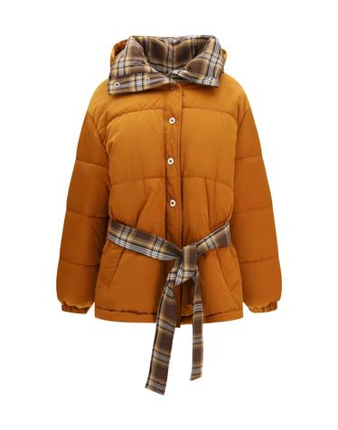 [해외직구][K68]MARBELL BFW1011TENYL01 BRZLA 여성 자켓 베스트 봄버 파카 베스트 블레이저 Aryna padded Jacket with belt