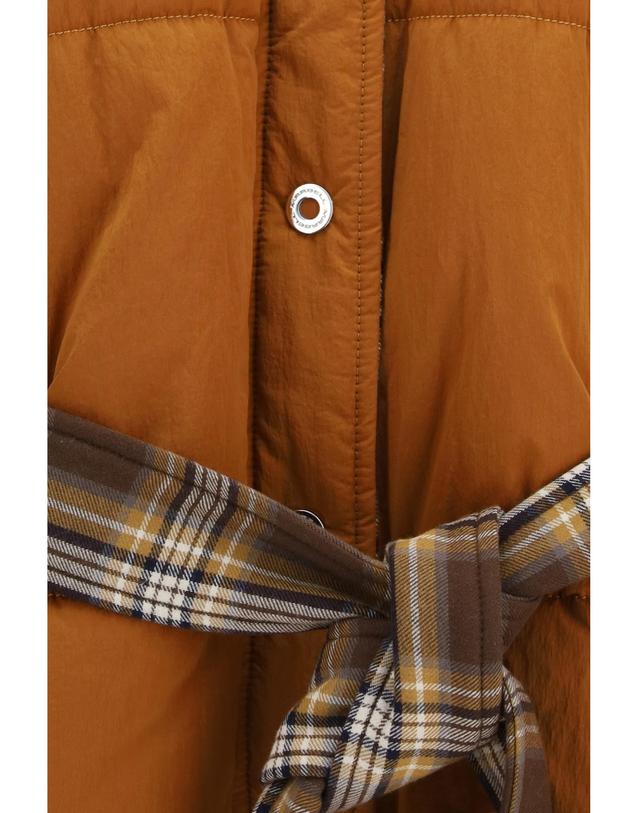 그랜마 마벨 [해외직구][K68]MARBELL BFW1011TENYL01 BRZLA 여성 다운자켓 패딩 다운베스트 파카 Aryna padded Jacket with belt 착용컷