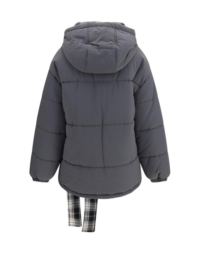 그랜마 마벨 [해외직구][K68]MARBELL BFW1011TENYL01 IRONM 여성 다운자켓 패딩 다운베스트 파카 Aryna padded Jacket with belt 착용컷