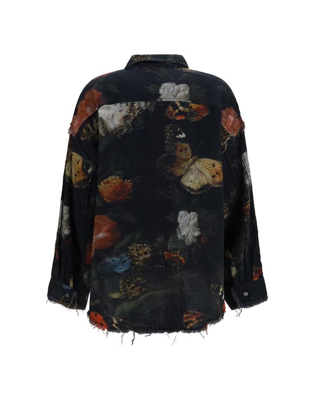 알13 [해외직구][K68]R13 R13WR463 R967B 여성 셔츠 남방 긴팔 반팔 블라우스 Reversible Shirt 착용컷