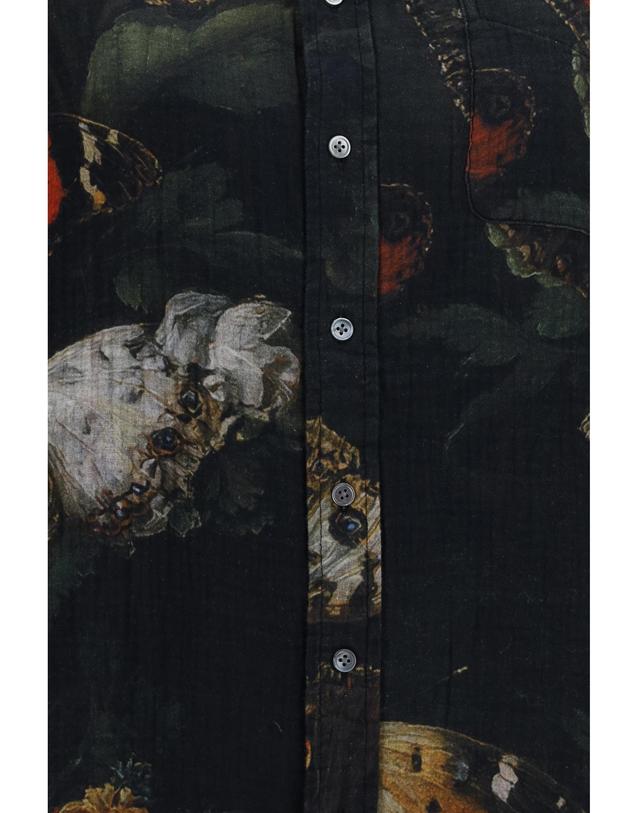 알13 [해외직구][K68]R13 R13WR463 R967B 여성 셔츠 남방 긴팔 반팔 블라우스 Reversible Shirt 착용컷