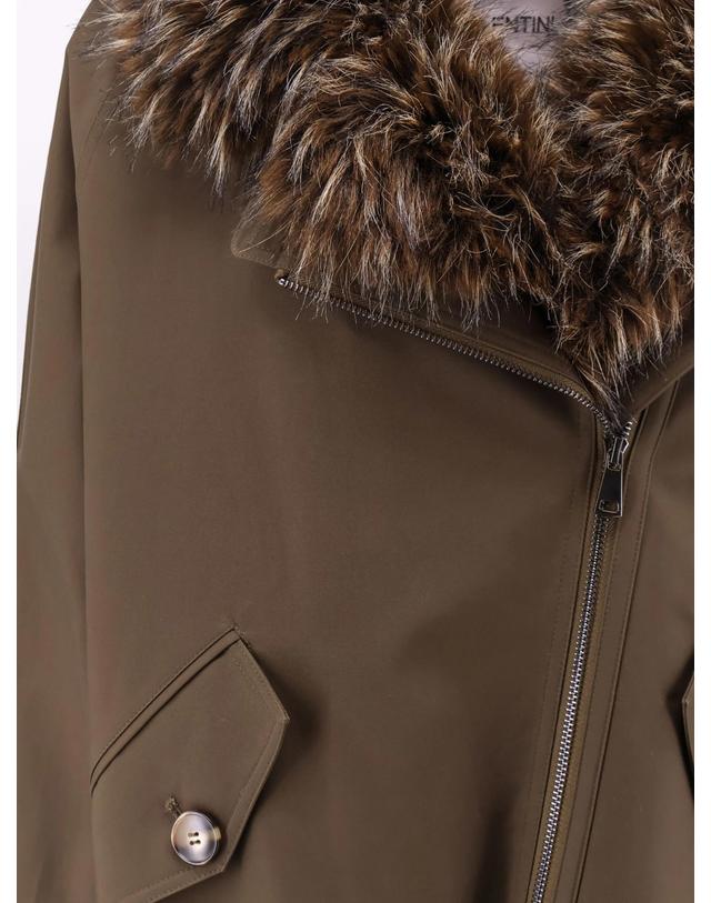 발렌티니 1972 [해외직구][N85]VALENTINI 1972 K6101 여성 자켓 블레이저 코트 패딩 VALENTINI 1972 Cotton parka with faux fur lining 착용컷