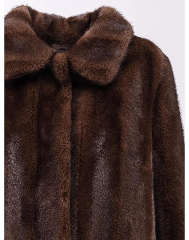 발렌티니 1972 [해외직구][N85]VALENTINI 1972 4119 여성 자켓 블레이저 코트 패딩 VALENTINI 1972 Faux Mink Fur Coat 착용컷