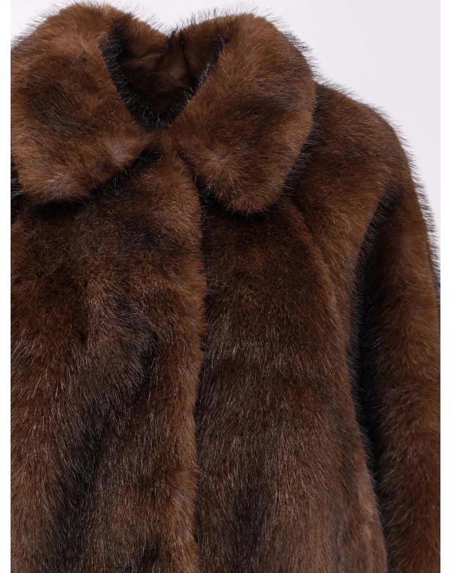 발렌티니 1972 [해외직구][N85]VALENTINI 1972 4132 여성 자켓 블레이저 코트 패딩 VALENTINI 1972 Eco sable fur jacket 착용컷