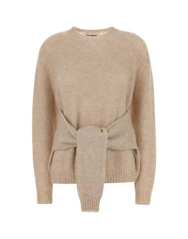 [해외직구][X45]DES PHEMMES D731KL D0153 여성 스웨터 니트 가디건 Beige stretch nylon blend sweater