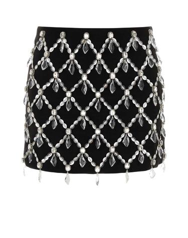 [해외직구][X45]DES PHEMMES D207AQ D0900 여성 스커트 치마 롱 미디 미니스커트 Black stretch gabardine mini skirt