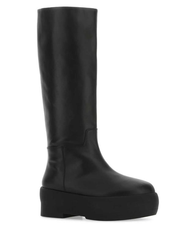 지아 보르기니 [해외직구][X45]GIA BORGHINI GIA16 5000 여성 앵클부츠 미들 롱부츠 니하이부츠 Black leather Gia 16 boots 착용컷