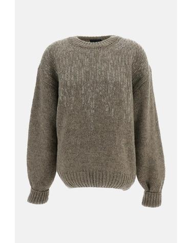 [해외직구][G95]Haikure HEW07130MC085PXT0362 여성 니트 풀오버 스웨터 가디건 CREW NECK SWEATER WITH SEQUINS