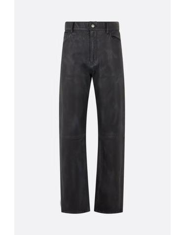 [해외직구][E32]HAIKURE HEM03249PL009L0959 남성 진 데님 팬츠 청바지 바지 트라우져 로고 HAIKURE Blake jeans in leather