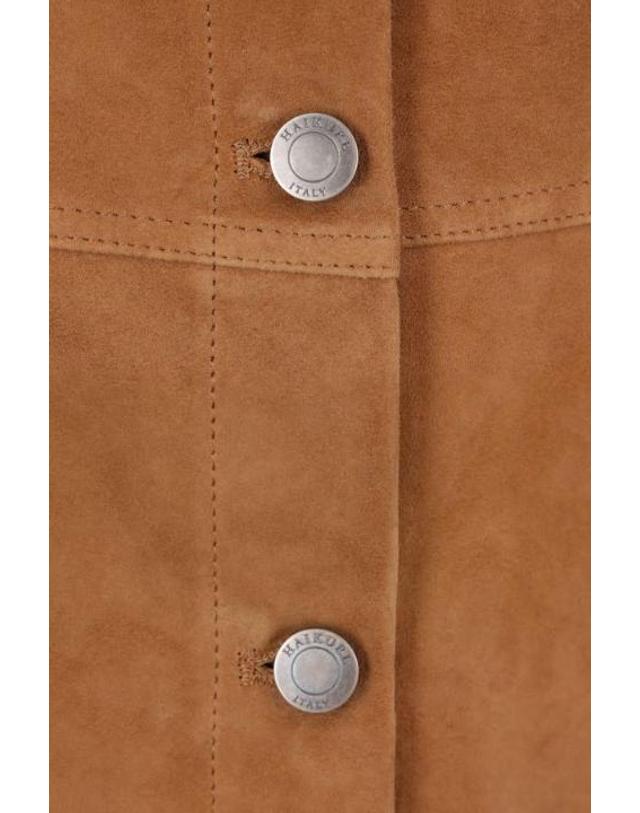 하이쿠레 [해외직구][E32]HAIKURE HEW09117PL005TPC0039 여성 가죽자켓 HAIKURE Temple jacket in suede 착용컷
