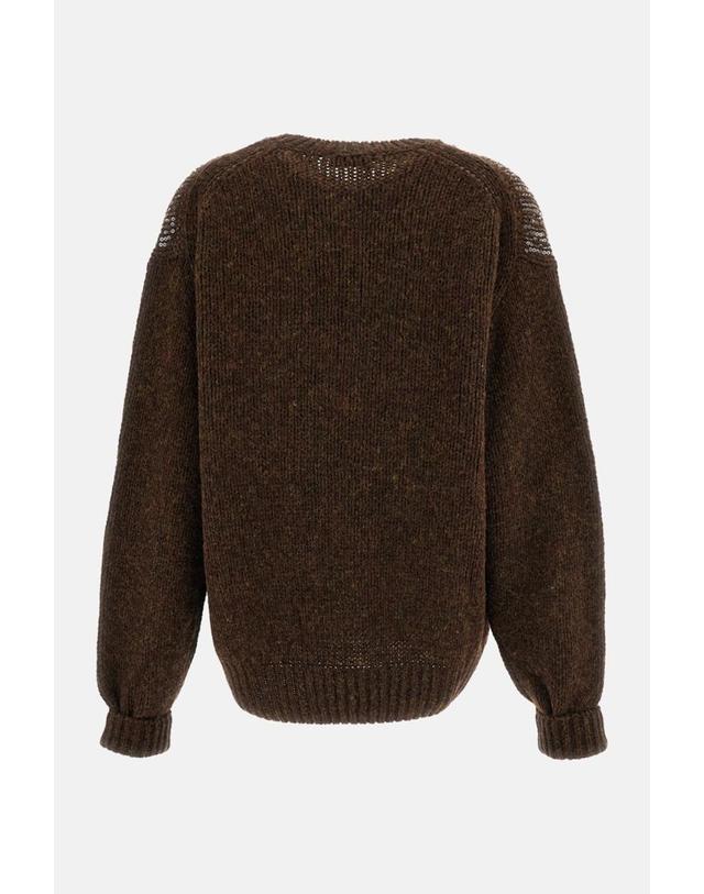 하이쿠레 [해외직구][G95]Haikure HEW07130MC085PXT0575 여성 니트 풀오버 스웨터 가디건 CREW NECK SWEATER WITH SEQUINS 착용컷