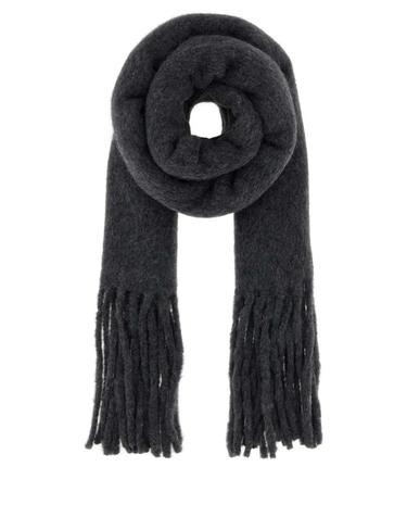 [해외직구][X45]LOULOU DE SAISON SANTO ANTHRACITEMELANGE 여성 스카프 목도리 머플러 Charcoal alpaca blend Santo scarf