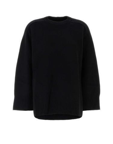 [해외직구][X45]LOULOU DE SAISON SAFILDS BLACK 여성 스웨터 니트 가디건 Black wool blend oversize Safi sweater