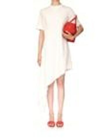 [해외직구][G95]Loulou de Saison IGARIWHITE 여성 원피스 드레스 IGARI ASYMMETRIC PLEATED DRESS