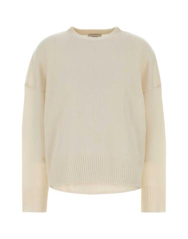 [해외직구][X45]LOULOU DE SAISON ANTONLDS IVORY 여성 스웨터 니트 가디건 Ivory cashmere oversize Anton sweater