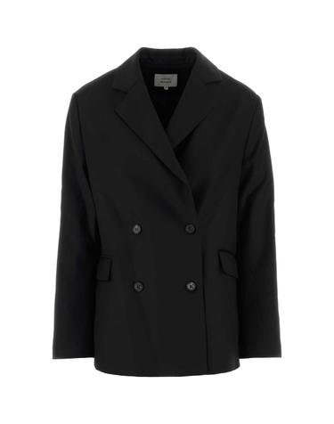 [해외직구][X45]LOULOU DE SAISON DONAULDS BLACK 여성 자켓 베스트 다운베스트 질렛 Black wool Donau blazer
