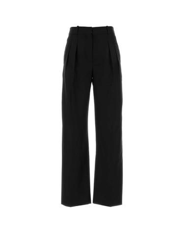 [해외직구][X45]LOULOU DE SAISON SBIRULDS BLACK 여성 조거팬츠 트랙팬츠 와이드 면바지 팬츠 Black wool Sbiru palazzo pant